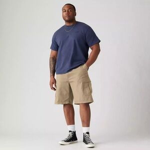 LEVIS Shorts Men's Size 54 Carrier Cargo 11.25" Big & Tall NWT Ripstop Khaki